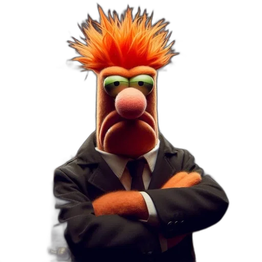 staff, animal, face, jacket transparent PNG cut-out