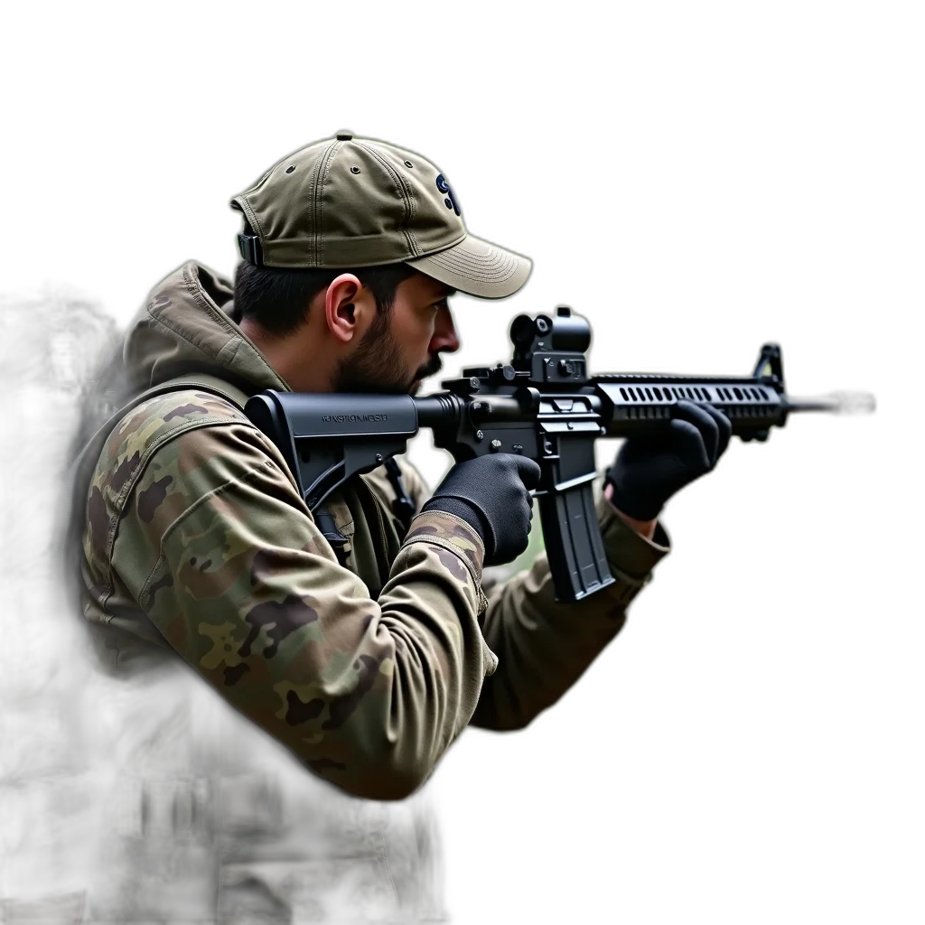 weapon, staff, animal, photorealistic transparent PNG cut-out