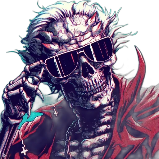 mask, cyberpunk, comic book art, vaporwave transparent PNG cut-out