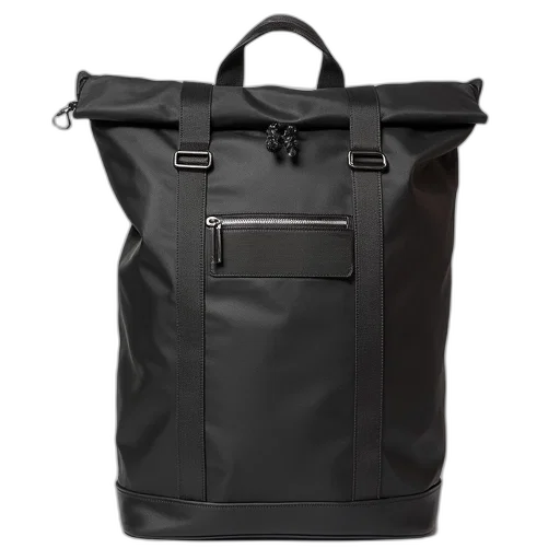 jacket, roll, pack, backpack transparent PNG cut-out