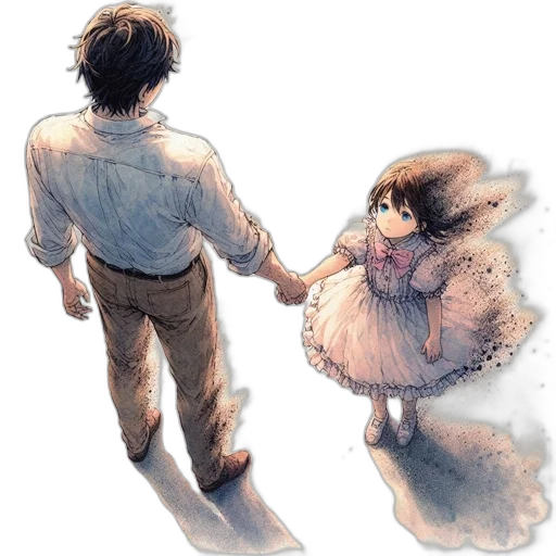 watercolor, concept art, photorealistic, comic book art transparent PNG cut-out