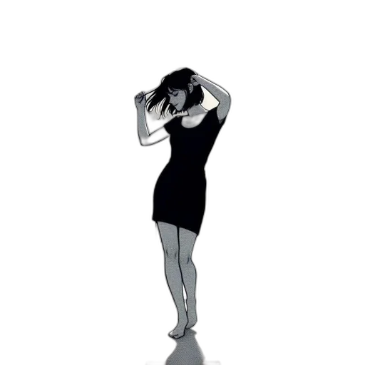 dress, shoes, mask, staff transparent PNG cut-out