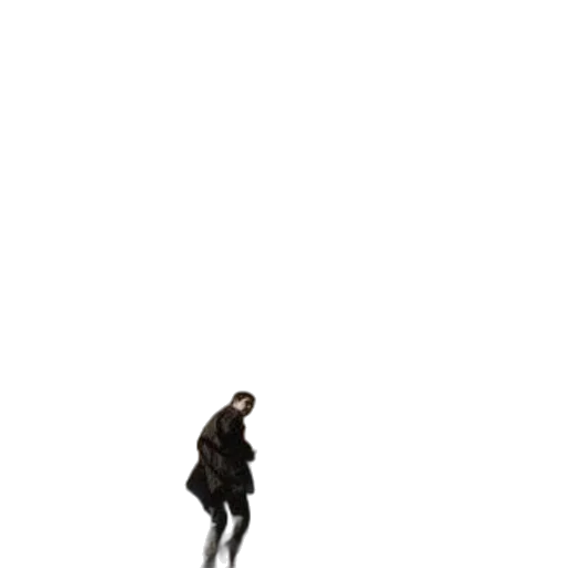 jacket, creature, robot, staff transparent PNG cut-out