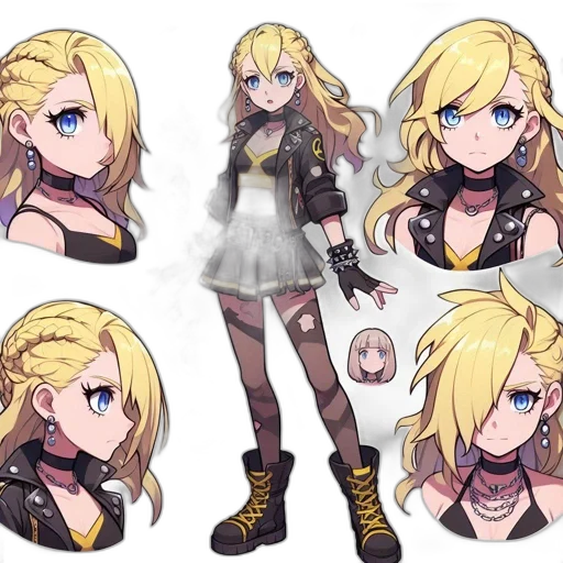 concept art, anime, pixel art, fantasy art transparent PNG cut-out