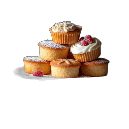 food, crown, 3d render, photorealistic transparent PNG cut-out