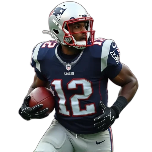 patriots, receiver, jackson, action transparent PNG cut-out