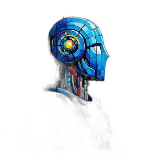 robot, mask, face, concept art transparent PNG cut-out