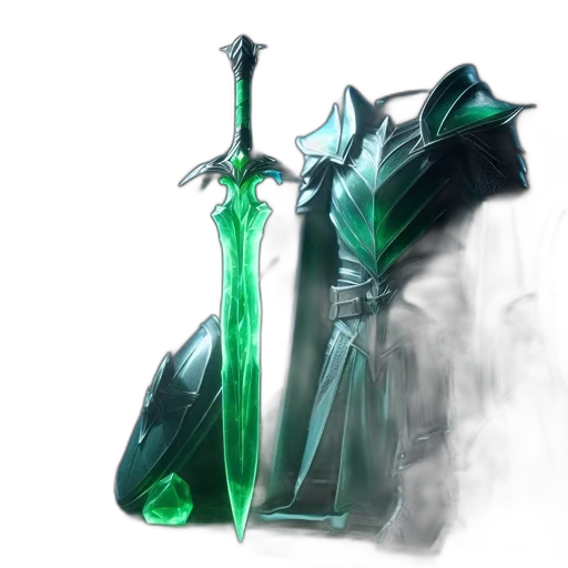 sword, weapon, dragon, staff transparent PNG cut-out