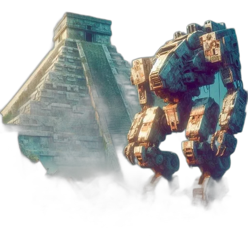 robot, weapon, creature, dragon transparent PNG cut-out