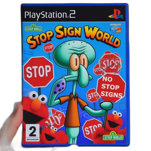 3d render, concept art, stop, sign transparent PNG cut-out