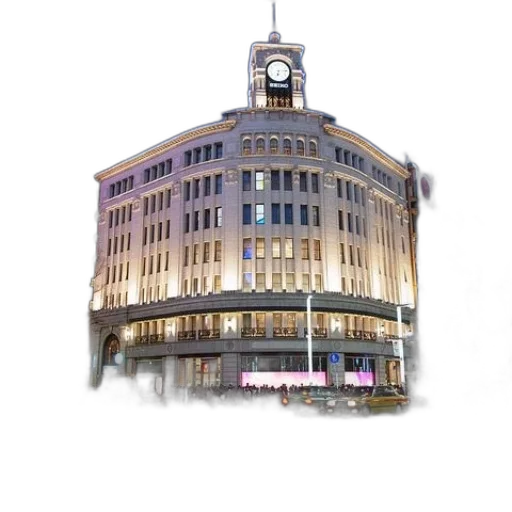 building, staff, 3d render, photorealistic transparent PNG cut-out