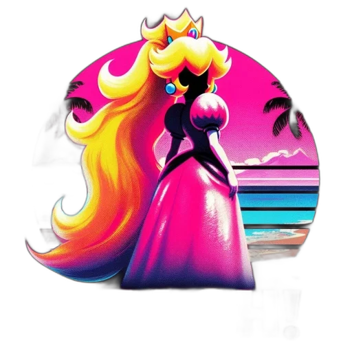 crown, hair, staff, dress transparent PNG cut-out
