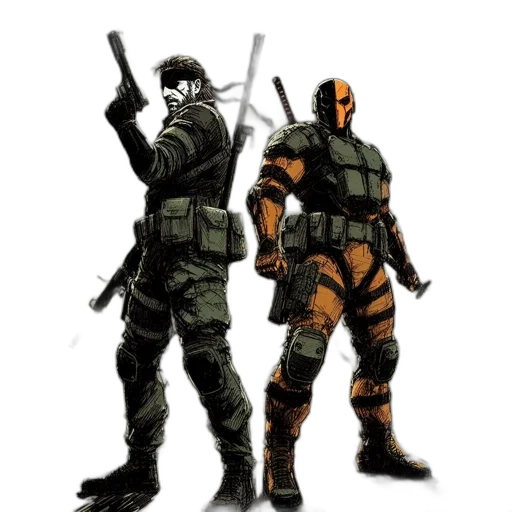 comic book art, concept art, pixel art, fantasy art transparent PNG cut-out