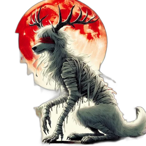 dragon, creature, animal, staff transparent PNG cut-out