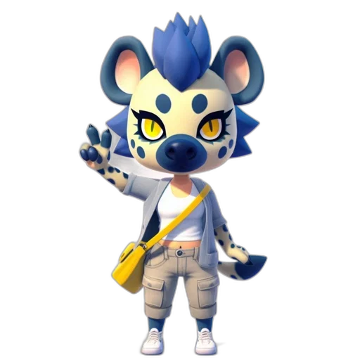 staff, animal, 3d render, concept art transparent PNG cut-out