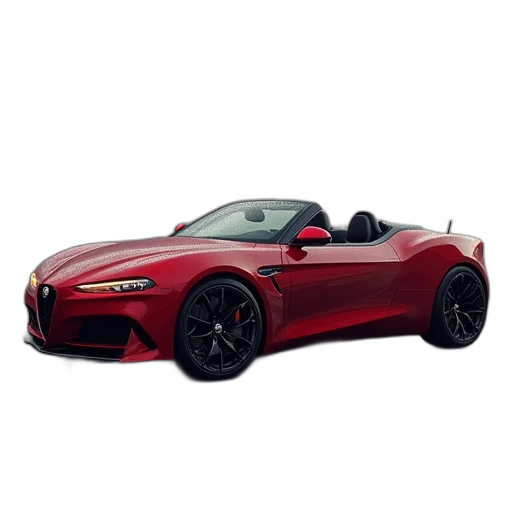 car, 3d render, photorealistic, new transparent PNG cut-out