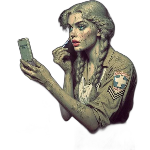 jacket, weapon, face, comic book art transparent PNG cut-out