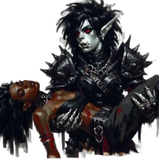 concept art, fantasy art, comic book art, pixel art transparent PNG cut-out