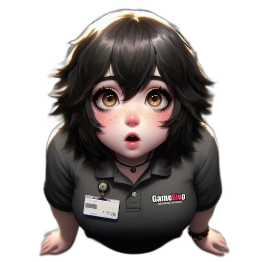 staff, face, robot, creature transparent PNG cut-out