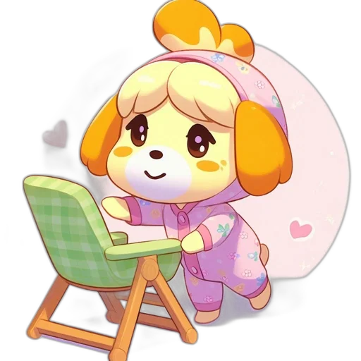 staff, animal, pixel art, anime transparent PNG cut-out