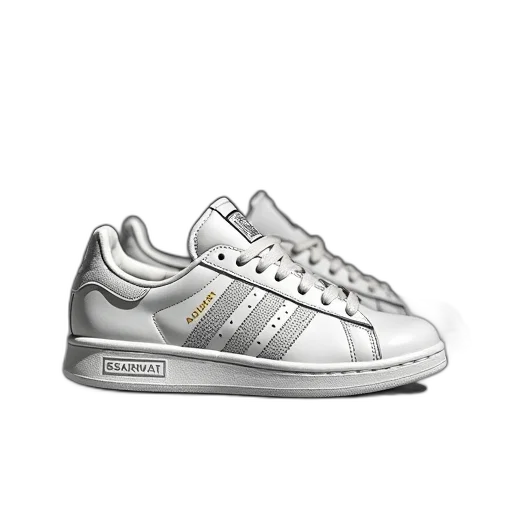 shoes, photorealistic, 3d render, adidas transparent PNG cut-out
