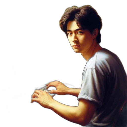 staff, face, weapon, robot transparent PNG cut-out