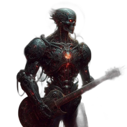 robot, sword, weapon, creature transparent PNG cut-out