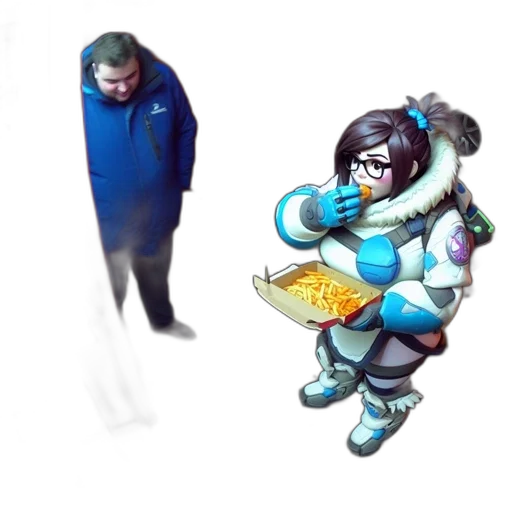 staff, food, creature, jacket transparent PNG cut-out