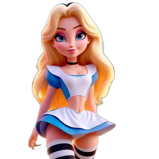 dress, 3d render, cartoon, fantasy art transparent PNG cut-out