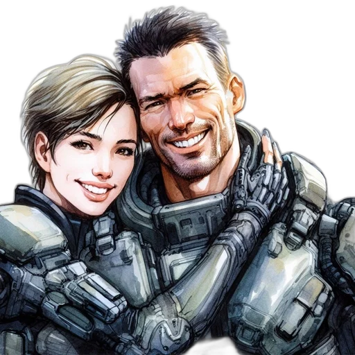 concept art, comic book art, watercolor, photorealistic transparent PNG cut-out