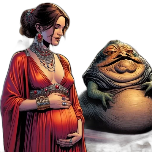 concept art, comic book art, fantasy art, expectant transparent PNG cut-out