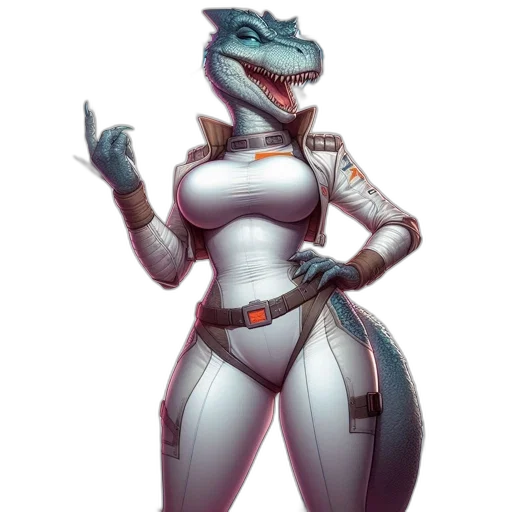 robot, dragon, staff, concept art transparent PNG cut-out