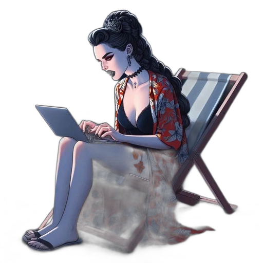 dress, fantasy art, concept art, pixel art transparent PNG cut-out
