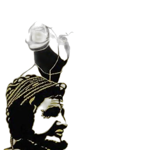 crown, hat, mask, staff transparent PNG cut-out