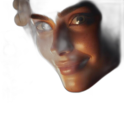 face, mask, robot, creature transparent PNG cut-out