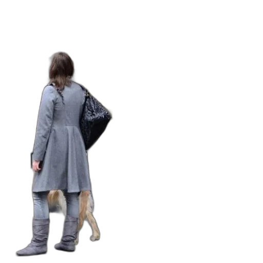 jacket, dress, staff, umbrella transparent PNG cut-out