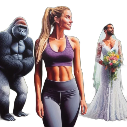 concept art, photorealistic, comic book art, fantasy art transparent PNG cut-out