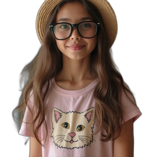 hat, face, animal, photorealistic transparent PNG cut-out