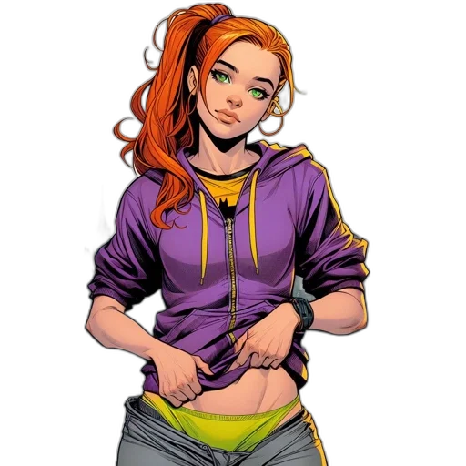 jacket, comic book art, cartoon, concept art transparent PNG cut-out