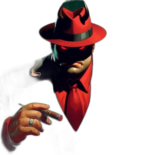 hat, mask, concept art, comic book art transparent PNG cut-out