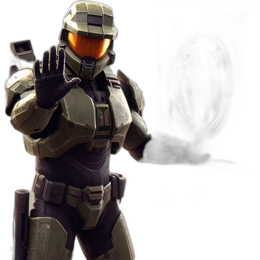 robot, weapon, concept art, 3d render transparent PNG cut-out