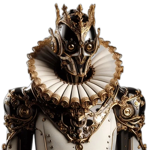 crown, mask, jewelry, robot transparent PNG cut-out