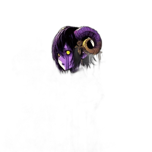 mask, hair, creature, dragon transparent PNG cut-out