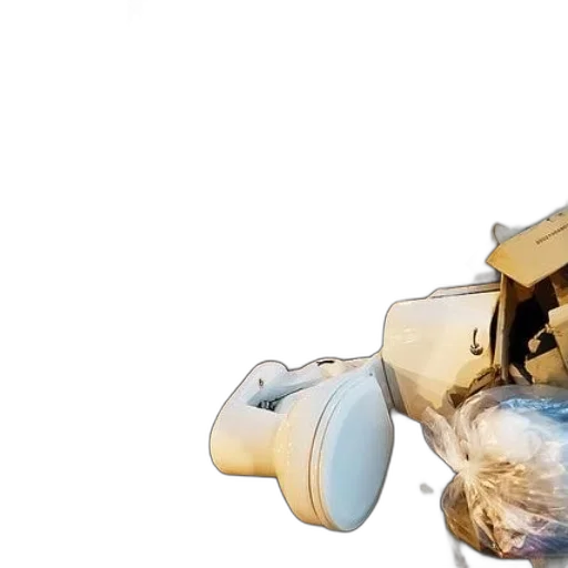 weapon, robot, bottle, mask transparent PNG cut-out