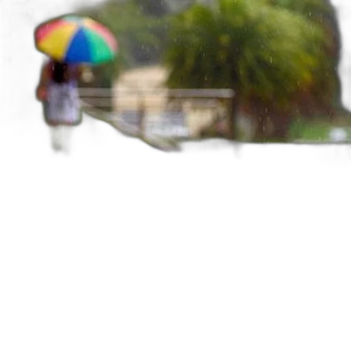 umbrella, hat, car, robot transparent PNG cut-out