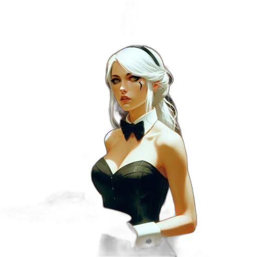 staff, dress, face, robot transparent PNG cut-out