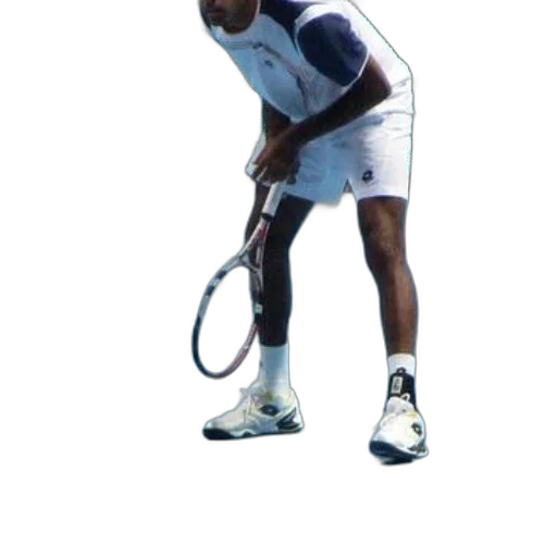staff, 3d render, tennis, player transparent PNG cut-out