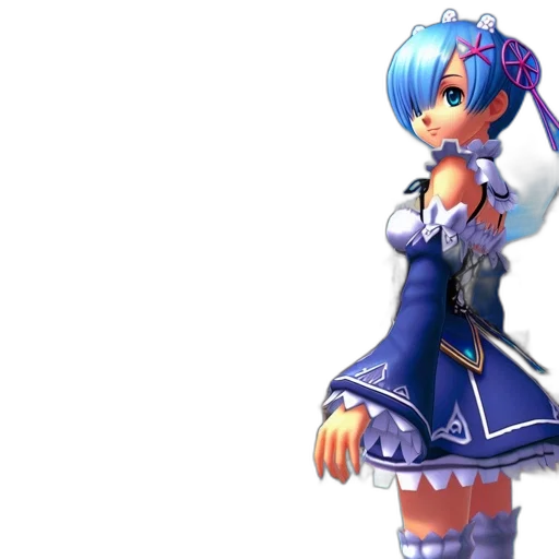 dress, robot, staff, weapon transparent PNG cut-out
