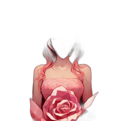 flower, mask, crown, dress transparent PNG cut-out