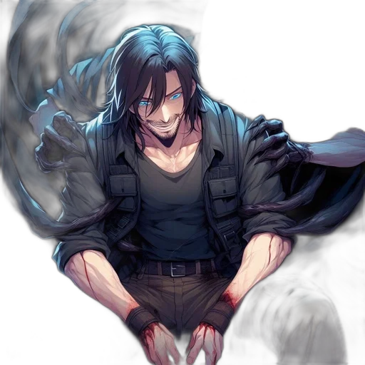 weapon, jacket, sword, staff transparent PNG cut-out